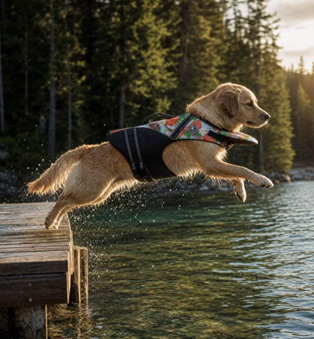 Zipply PupFloat - Life Jacket with Headrest